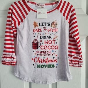 NWT Christmas Raglan Shirt